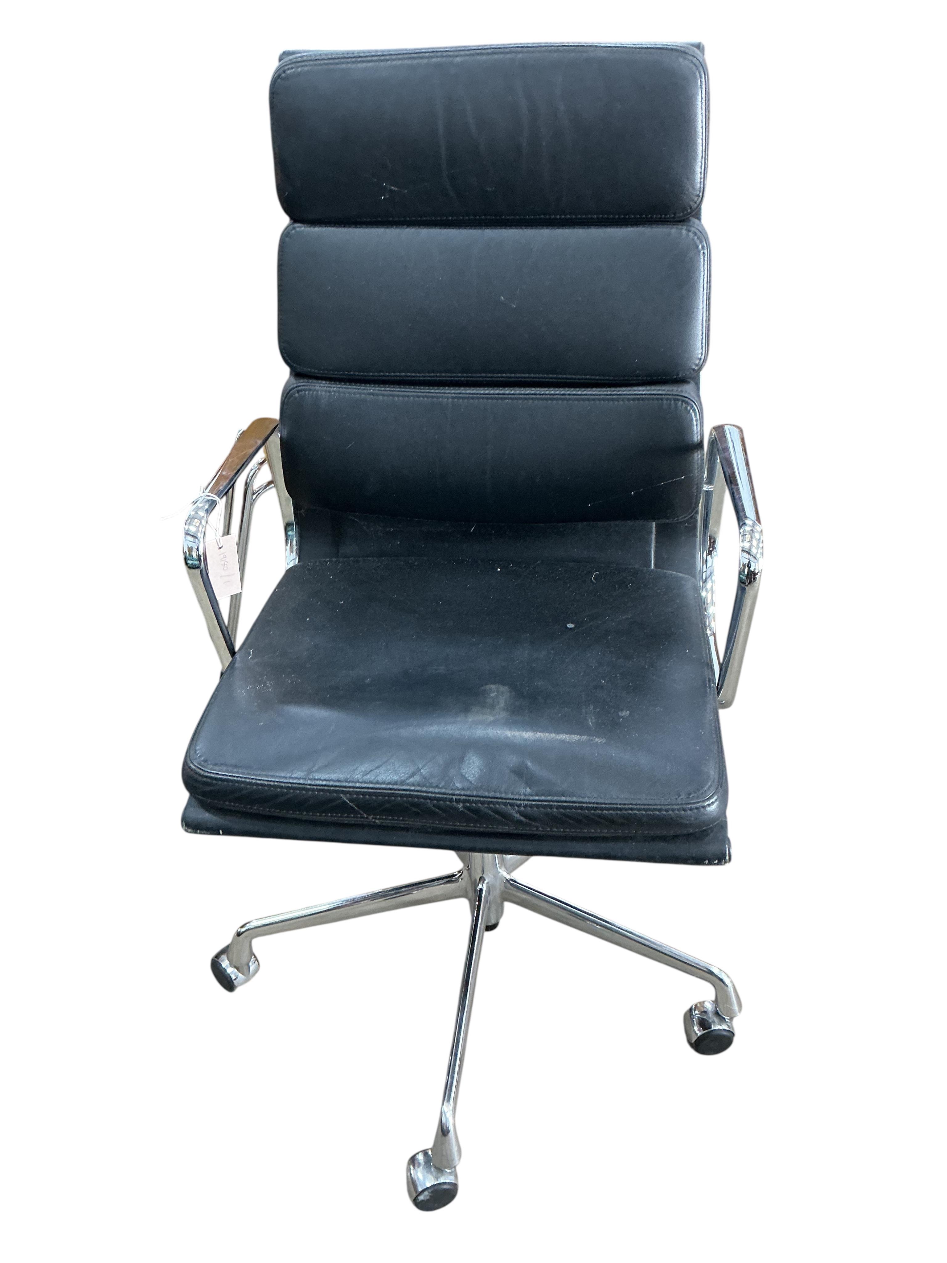 An Eames Vitra desk chair, width 57cm, depth 52cm, height 107cm